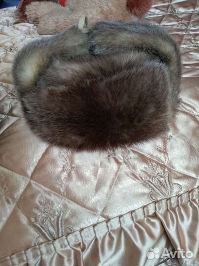 Шапка ушанка мужская