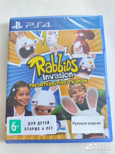 Rabbids Invasion- The Interactive TV Show PS4 New