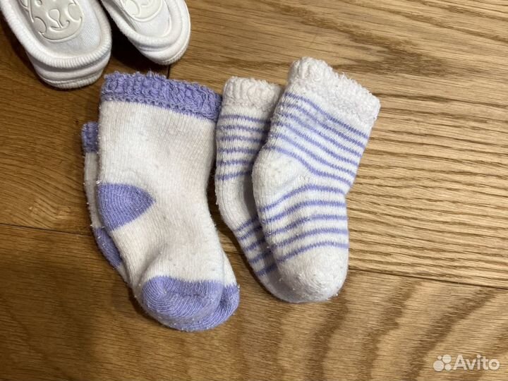 Носочки для новорожденного пинетки