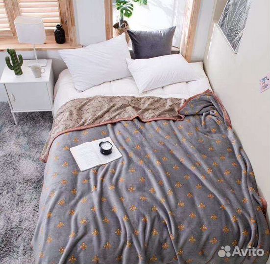 Плед покрывало велюр