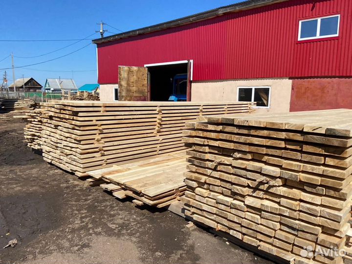 Доска обрезная 40х100х6000