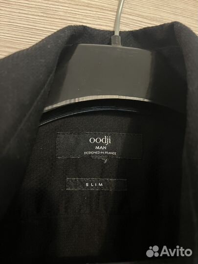 Рубашка на запонках черная