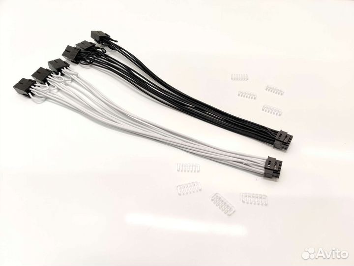 Переходник 12vhpwr 16 pin на 3х8 - RTX4080 1шт