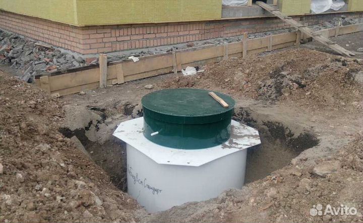 Установка био септика в частном доме и колодца