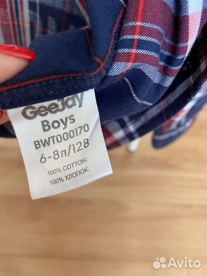 Рубашка на мальчика 128