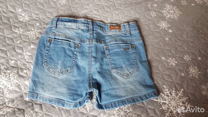 Джинсовые шорты 140