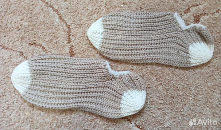 Носки ручной вязки