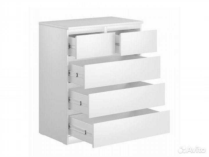 Мальта комод 3+2 ящика 80х99 Белый