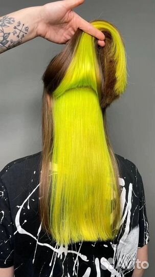 Яркое окрашивание полное или скрытое