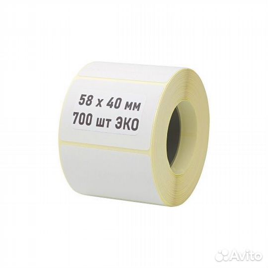 Термоэтикетки эко, 58х40/700 эт