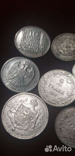 Серебряные иностраные монеты