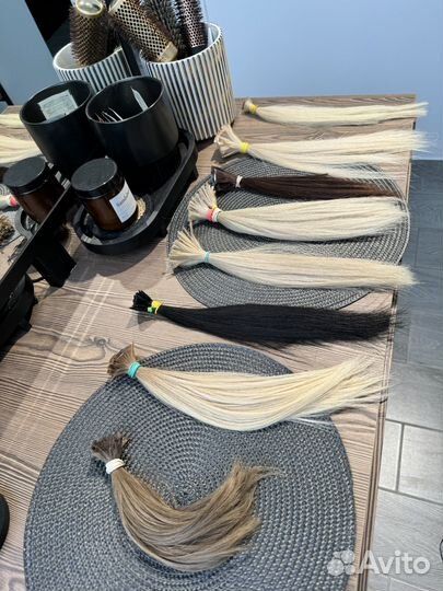 Наращивание волос модель