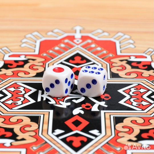 Нарды 'Тигр', деревянная доска 50 х 50 см, с полем