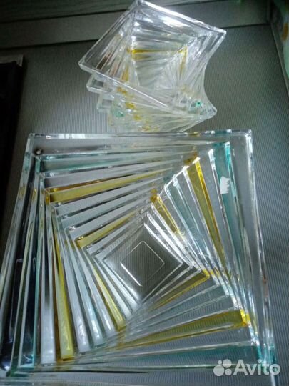 Набор салатников стекло