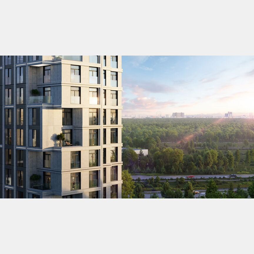 3-к. апартаменты, 86,7 м², 15/20 эт.