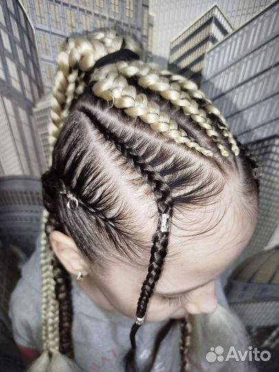 Причёска косички