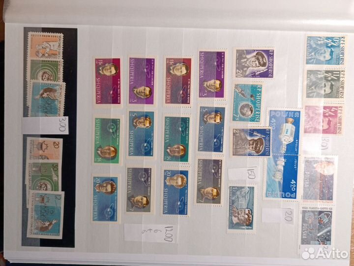 Марки космос Венгрия Албания и др