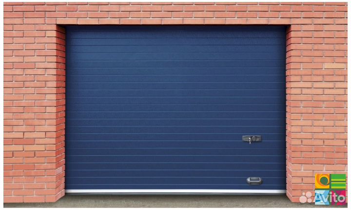 Секционные ворота для гаража alutech