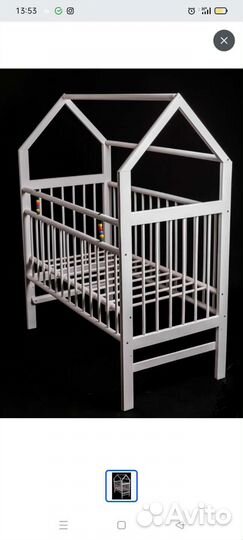 Детская кроватка домик от 0-3 лет