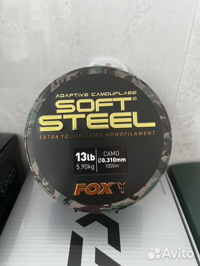 Леска FOX adaptive camouflage soft steel