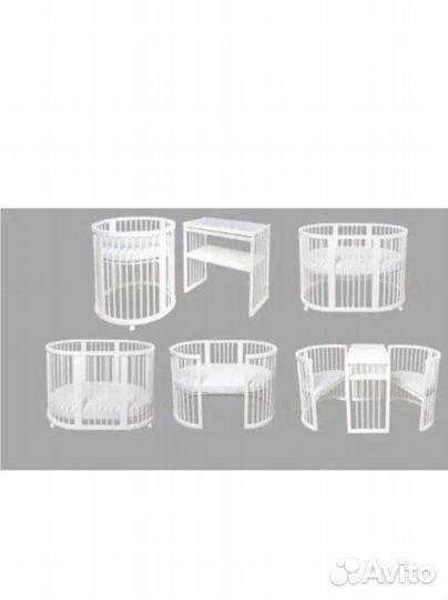 Детская кроватка трансформер 8 в 1