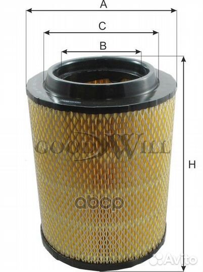 Фильтр воздушный AG1071 Goodwill