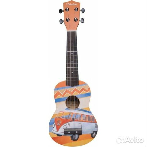 Укулеле Veston KUS25 Bus, сопрано, оранжевая