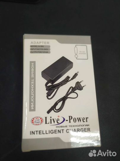 Блок питания 12v 4А новый универсальный