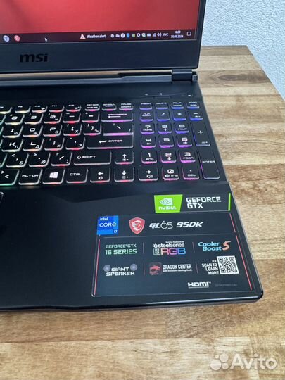 MSI i7 12ядер 16Gb GTX1660Ti 6Gb DDR6 SSD512+1000