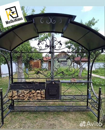 Мангал для дачи из металла