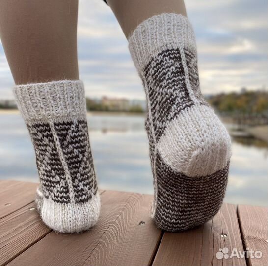 Носки вязаные