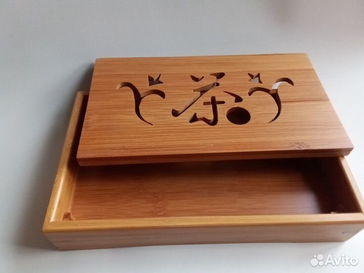 Декоративный набор для чайной церемонии из бамбука