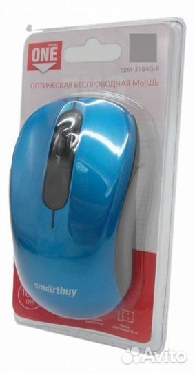Мышь беспроводная Smartbuy ONE 378 синяя (SBM-378A