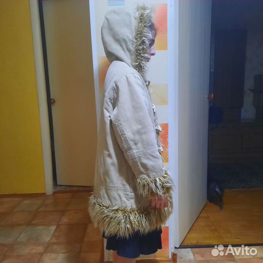 Пальто еврозима для девочки 140