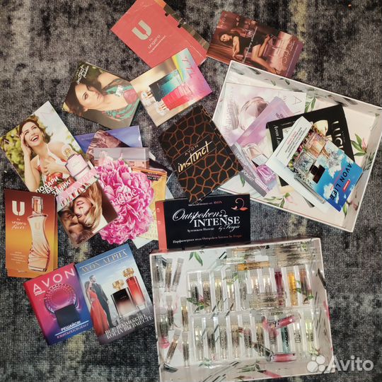 Редчайшие Пробники Avon Oriflame контейнеры