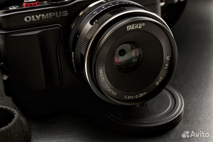 Olympus Pen E-PL6+meike 25mm/f1.8+ND фильтр K&F