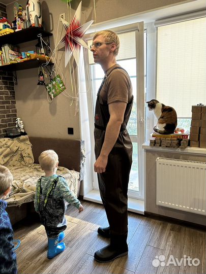 Вейдерсы забродники с сапогом 43 покрытие нейлон