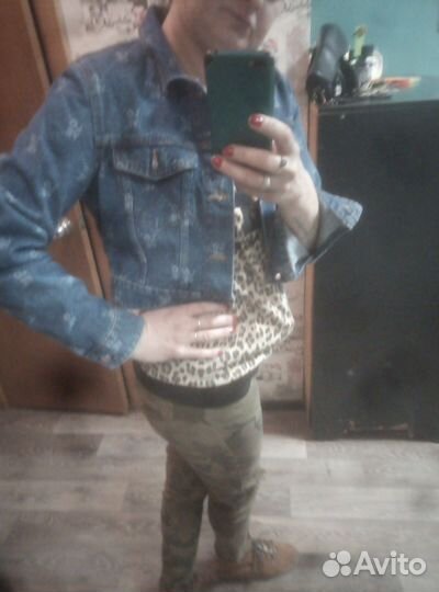 Джинсовая куртка женская 44 размер