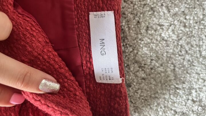 Твидовая юбка мини