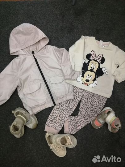 Детские вещи и обувь zara hm 98