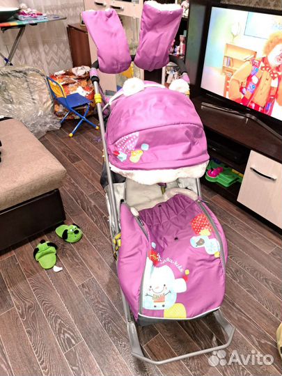 Санки коляска Ника kids