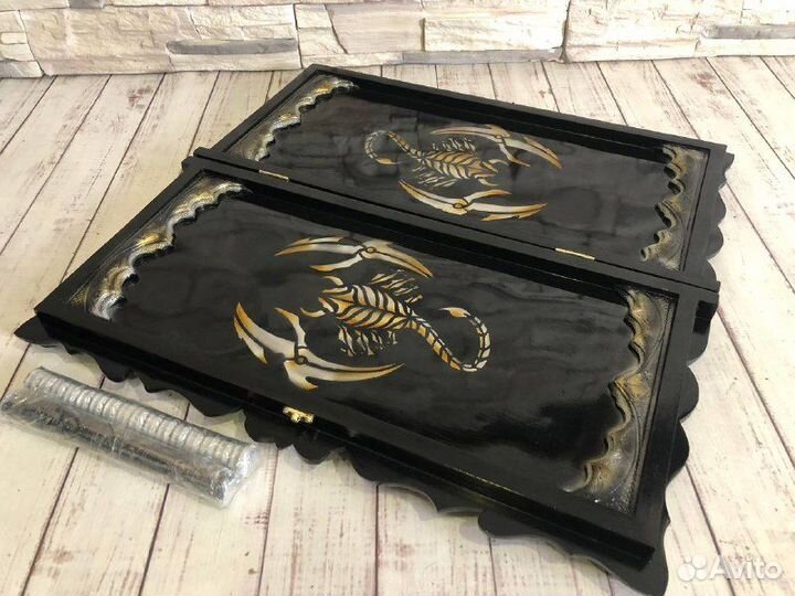 Нарды Литые Паук (скорпион)