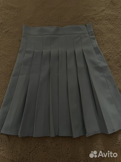 Мини-юбка в складку