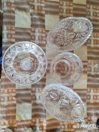 Посуда из хрусталя СССР