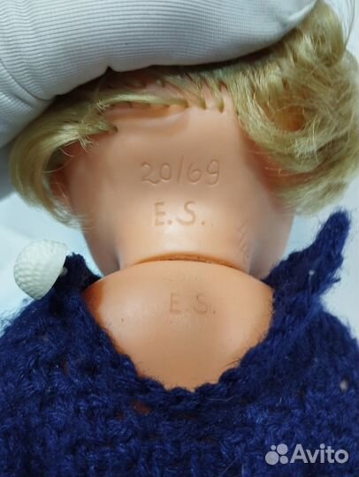Редкая кукла Emil Schwenk Клеймо E.S. 20/69