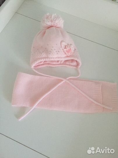 Комплект шапка, шарф