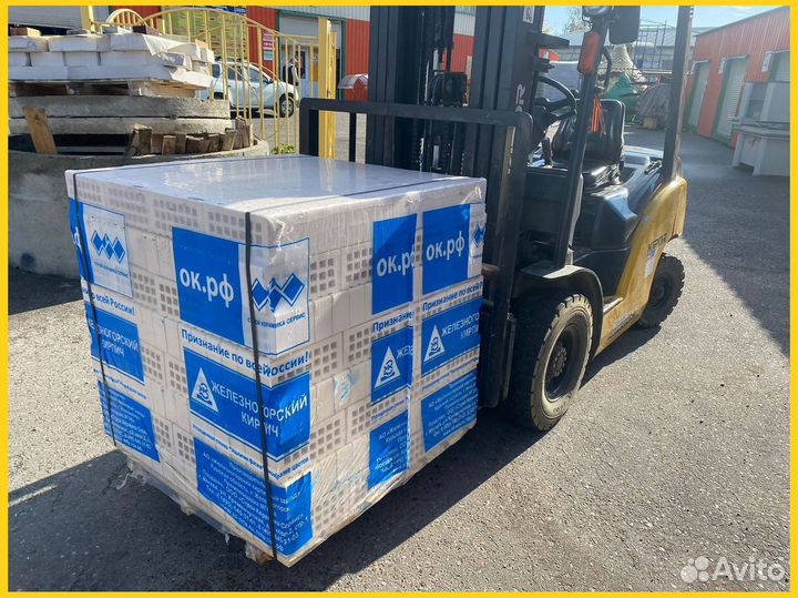 Кирпич облицовочный железногорский белый