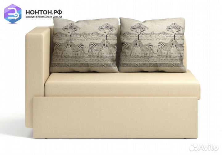 Кушетка еврософа Кларис бежевая