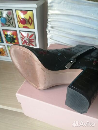 Полусапожки натуральная кожа осень-весна 36 размер