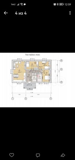 Дом 110 м² на участке 10 сот.